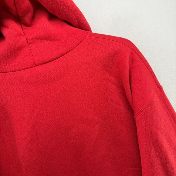 Vintage Divine Child Sweatshirt Men's 2XL Red Hoodie USA made 80s 90s Falcons - Picture 11 of 13